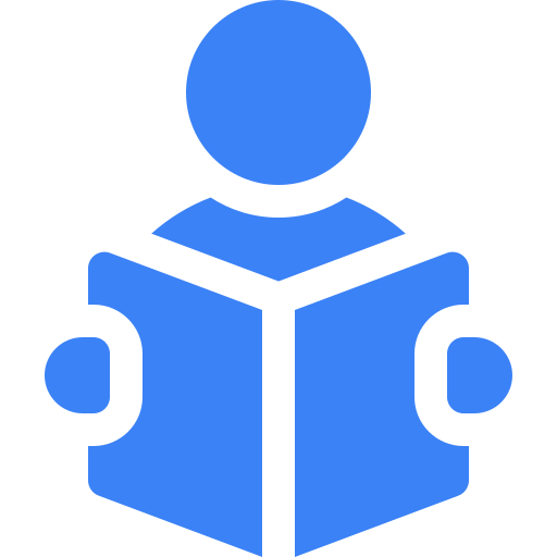 Reading book icon
